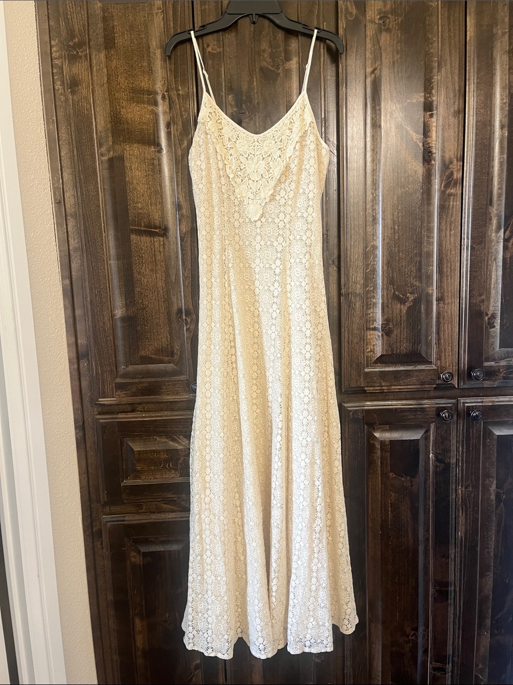 Cream women’s dress